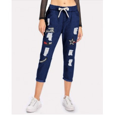 Deals, Discounts & Offers on  - [Size XL] Mitra CreationsJogger Fit Women Dark Blue Jeans