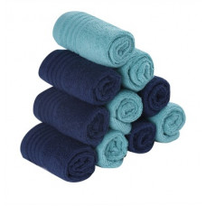Deals, Discounts & Offers on  - TRIDENT Cotton 380 GSM Face Towel Set(Pack of 10)
