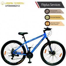 Deals, Discounts & Offers on Auto & Sports - Urban Terrain UT3000S27.5 Steel MTB with 21 Shimano Gear and Installation services 27.5 T Mountain Cycle(21 Gear, Blue)