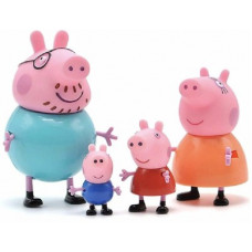 Deals, Discounts & Offers on Toys & Games - OrginSoft Peppa Pig Toys Family Set Orginal Cartoon Animated Figures(Blue, Red, Orange, Blue)