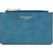 Deals, Discounts & Offers on  - ACCESSORIZEWomen Blue Artificial Leather Wallet(2 Card Slots)