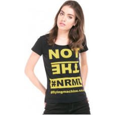 Deals, Discounts & Offers on  - FLYING MACHINEPrinted Women Round Neck Grey T-Shirt