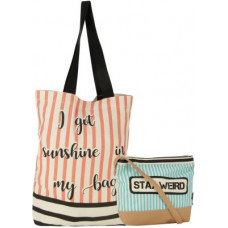 Deals, Discounts & Offers on Bags, Wallets & Belts - kanvas kathaWomen Multicolor Tote(Pack of: 2)