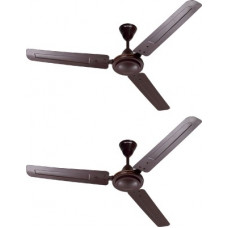 Deals, Discounts & Offers on Home Appliances - Hindware Aerochamp 1200 mm 3 Blade Ceiling Fan(Umber Brown, Pack of 2)