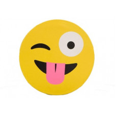 Deals, Discounts & Offers on  - Supreme Home Collective Microfibre Smiley Cushion Pack of 1(Yellow)