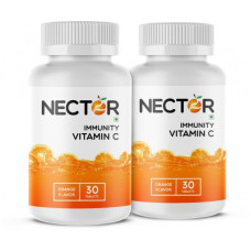 Deals, Discounts & Offers on  - Nector Vitamin C Orange Chewable Tablets, Immunity Antioxidant & Skincare, 1 daily(60 No)
