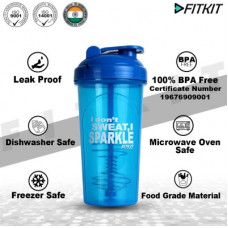 Deals, Discounts & Offers on  - FITKIT FKSB03 Classic 700 ml Shaker(Pack of 1, Blue, Plastic)