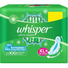 Deals, Discounts & Offers on  - Whisper Ultra Clean XL Plus Wings Sanitary Pad(Pack of 50)