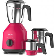 Deals, Discounts & Offers on Personal Care Appliances - PHILIPS Daily Collection HL7756/03 750 W Mixer Grinder (3 Jars, Strawberry, Black)