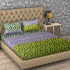 Deals, Discounts & Offers on  - IWS 104 TC Cotton Double Printed Bedsheet(Pack of 1, Multicolor)