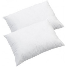 Deals, Discounts & Offers on  - PUMPUM Polyester Fibre Solid Sleeping Pillow Pack of 2(White)