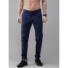 Deals, Discounts & Offers on  - [Size 28, 30] ROADSTERRegular Fit Men Blue Cotton Blend Trousers