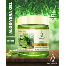 Deals, Discounts & Offers on  - WayMore 100% Pure And Natural Aloe Vera Gel With Cucumber and Neem extracts For Healthy, Young, Radiant Skin - Deep Moisturiser & Anti Tanning Gel- 100 ML(100 g)