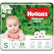 Deals, Discounts & Offers on Baby Care - Huggies Nature care pant Diaper - S(28 Pieces)