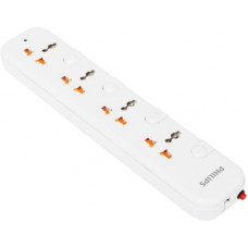Deals, Discounts & Offers on  - PHILIPS SPN1348WD 4 Socket Extension Boards(White)