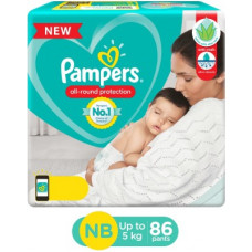 Deals, Discounts & Offers on Baby Care - Pampers Diaper Pants with Aloe Vera Lotion - New Born(86 Pieces)