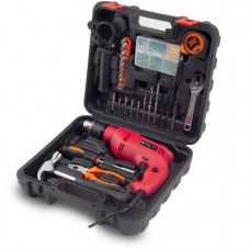 Deals, Discounts & Offers on Hand Tools - BUILDSKILL Pro BGSB13RE 13MM Impact Drill Kit with 130 pcs Accessories Power & Hand Tool Kit(130 Tools)