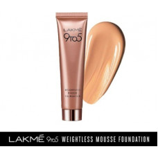 Deals, Discounts & Offers on  - Lakm 9 to 5 Weightless Mousse Foundation(02 Beige Vanilla, 25 g)