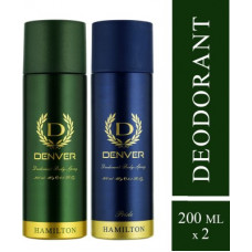 Deals, Discounts & Offers on  - DENVER Hamilton and Pride Combo Deodorant Spray - For Men(400 ml, Pack of 2)
