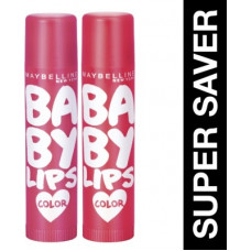 Deals, Discounts & Offers on  - MAYBELLINE NEW YORK Baby Lips Cherry Kiss & Berry crush(Pack of: 2, 31.2 g)