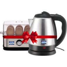 Deals, Discounts & Offers on Personal Care Appliances - KENT Electric Kettle and Egg Cooker Electric Kettle(1.2 L, Silver)