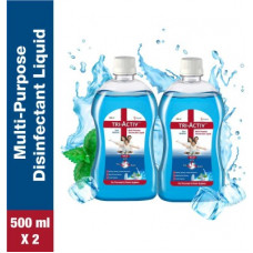 Deals, Discounts & Offers on  - Tri-Activ Disinfectant Liquid For Multipurpose use For Personal Hygiene and Home Cleaning 500ml Cool Menthol(1000 ml)