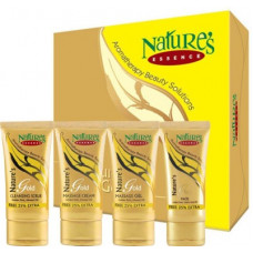 Deals, Discounts & Offers on  - Nature's Essence Gold Facial Kit - Medium Pack(170 g + Free 42.5 g Extra)(4 x 53.12 g)