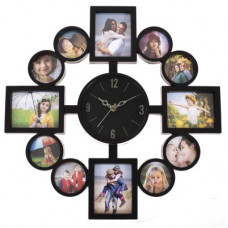 Deals, Discounts & Offers on  - Smile2u Retailers Analog 40.5 cm X 40.5 cm Wall Clock(Black, With Glass)