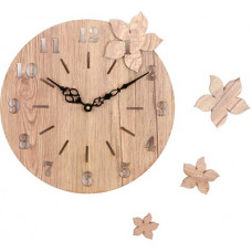 Deals, Discounts & Offers on  - Basement Bazaar Analog 25.4 cm X 25.4 cm Wall Clock(Beige, Without Glass)