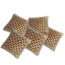 Deals, Discounts & Offers on  - Villas Decor Floral Cushions Cover(Pack of 5, 41 cm, Multicolor)