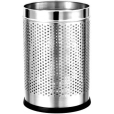 Deals, Discounts & Offers on  - Mofna Stainless Steel Perforated Open Dustbin (7 x 10- Inch, Silver, 5 Litre) Stainless Steel, Plastic Dustbin(Silver)