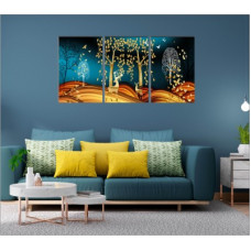 Deals, Discounts & Offers on  - Flipkart Perfect Homes Large Panel Embossed 36 inch x 18 inch Painting
