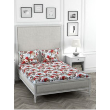Deals, Discounts & Offers on  - STELLAR HOME 120 TC Polyester Double Floral Bedsheet(Pack of 1, Multicolor)