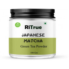 Deals, Discounts & Offers on Food and Health - RiTrue 100 Gm Japanese Matcha Green Tea Powder Organic For Weight Loss Matcha Tea Plastic Bottle(100)
