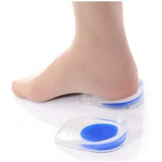 Deals, Discounts & Offers on  - TYNOR Silicone Gel Heel Pads Pain Relief Foot Care Support Cushion-Men And Women(1 Pair) Heel Support(Blue, White)