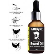 Deals, Discounts & Offers on  - Vandyke 100% Natural & Oragnic Beard Oil For Nourishment, Shine & Healthy Beard Hair Oil(30 ml)