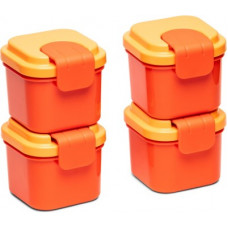 Deals, Discounts & Offers on  - TUPPERWARE Small snack container Klik Klack small 4 Piece Spice Set(Plastic)