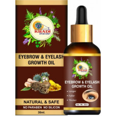 Deals, Discounts & Offers on  - Khadi Bhandar Eyebrow & Eyelash Growth Oil For Women - Strength with Pure Natural Ingredient 30 ml(Red)