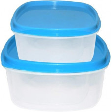 Deals, Discounts & Offers on Kitchen Containers - TruVeli Airtight Kitchen Storage Container For Multipurpose Use Set of 2 - 250 ml, 500 ml Plastic Grocery Container(Pack of 2, White)