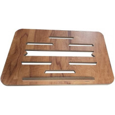 Deals, Discounts & Offers on Vegetables & Fruits - LINGAZ Cooling Pad-01 Wood Portable Laptop Table(Finish Color - Beige)