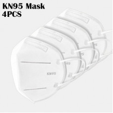 Deals, Discounts & Offers on  - Nea N95 / KN95 Anti Pollution and Anti Viral 5 Layered ( including 2 Meltblown filters ) Protective Face Mask , WHITE SOLID COLOR ( FOR MEN , WOMEN , KIDS ) WSX -Heath+ Mask Respirator Water Resistant, Washable, Reusable(White, L, Pack of 4)