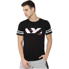 Deals, Discounts & Offers on  - [Size XS, S] SKULT by Shahid KapoorTypography Men Round Neck Black T-Shirt