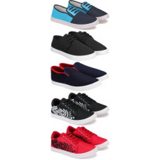 Deals, Discounts & Offers on Men - [Size 10] SWIGGYCasual Loafers, Sneakers Shoes For Men Pack of 5 Combo(O)-1667-349-466-1224-1258 Sneakers For Men(Multicolor)