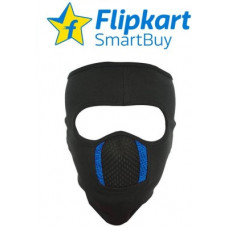 Deals, Discounts & Offers on  - Flipkart SmartBuy Black, Blue Bike Face Mask For Men & Women(Size: Free, Balaclava)