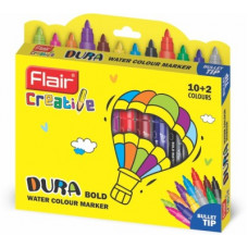 Deals, Discounts & Offers on  - Flair Creative Dura Bold Water Color(Set of 12, Multicolor)