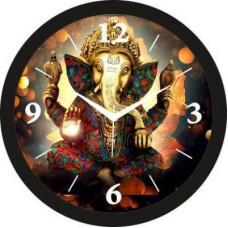 Deals, Discounts & Offers on  - Naraniya Creation Analog 30 cm X 30 cm Wall Clock(Multicolor, With Glass)