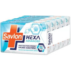 Deals, Discounts & Offers on  - Savlon Hexa Advanced Soap - 125gx5(5 x 125 g)