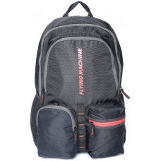 Deals, Discounts & Offers on Backpacks - FLYING MACHINEMedium 23 L Backpack Men Solid Backpack(Black)