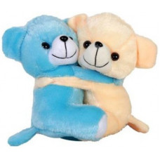 Deals, Discounts & Offers on Toys & Games - Ksar Soft Spongy Hug-gable Cute Couple Teddy - 26 cm(Multicolor)