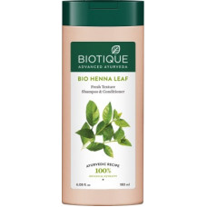 Deals, Discounts & Offers on  - Biotique Bio Henna Leaf Fresh Texture Shampoo & Conditioner (180 ml)